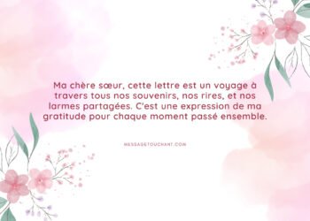 Lettres pour ma sœur que j'aime