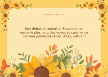 textes pour un bon lundi et une bonne semaine