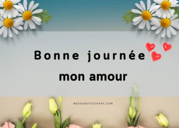 Bonne journée mon amour