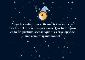 Messages de bonne nuit mon fils