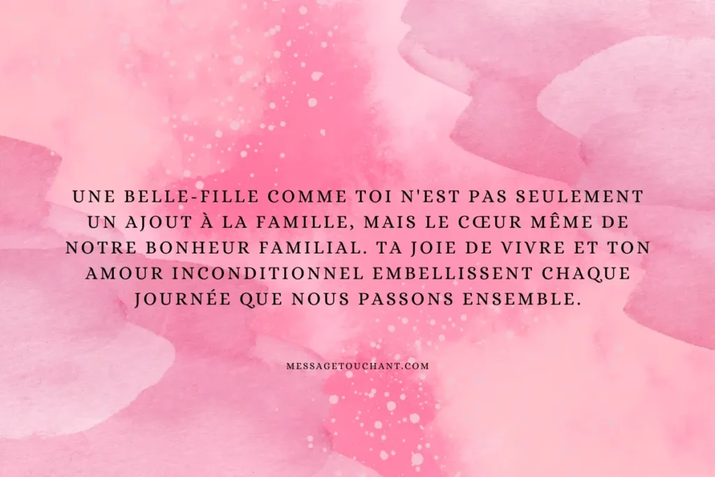 Citation pour ma belle-fille