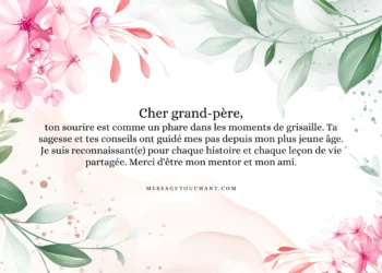 textes pour son grand-père touchants